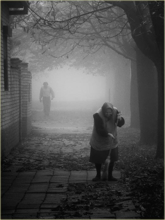 Jutroske na glavni sokak ...