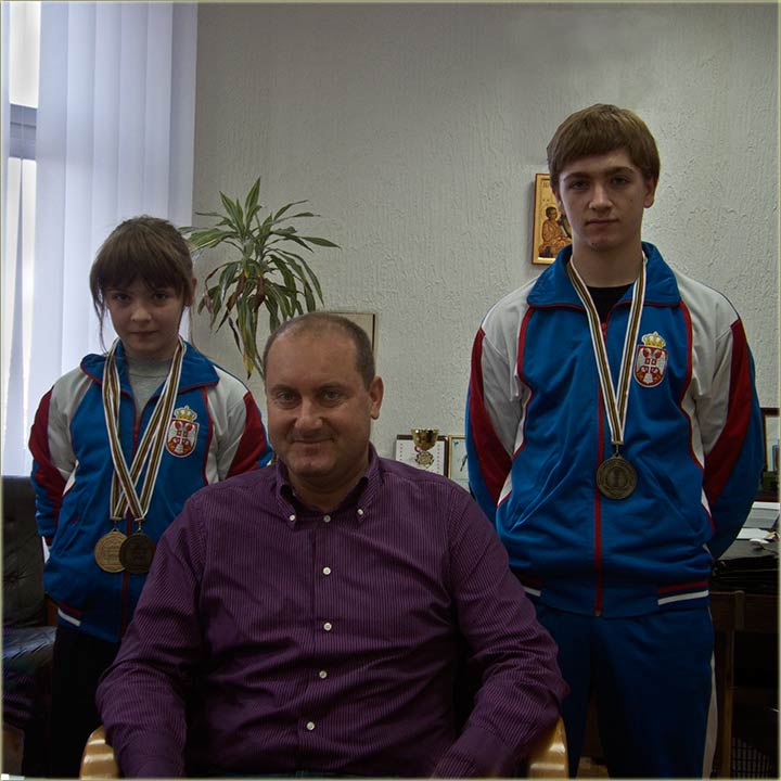 Prijem kod precenika obštine...