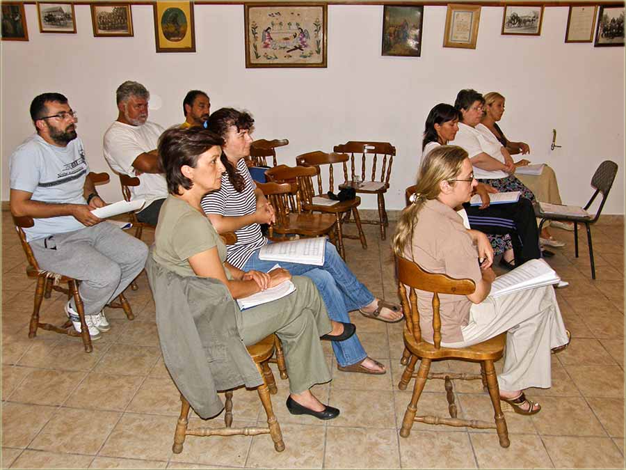 Kamerni hor Ehos, vedžba i leti ...