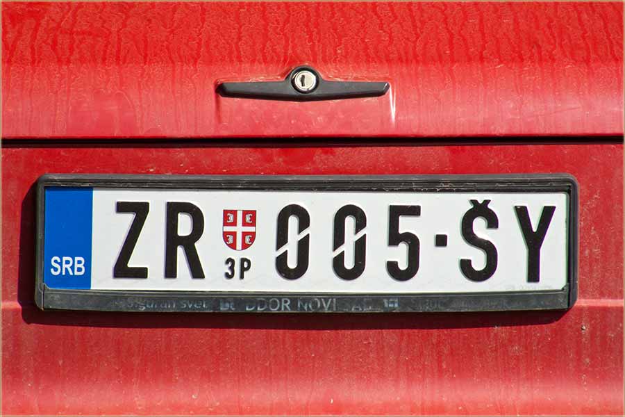 Nove, registracijone tablice...