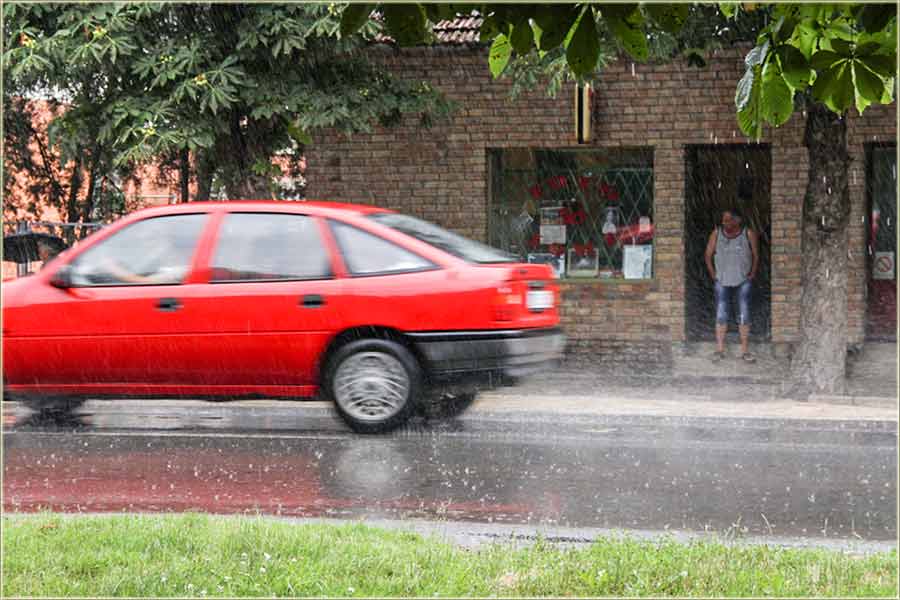 Pravi, letnji pljusak...