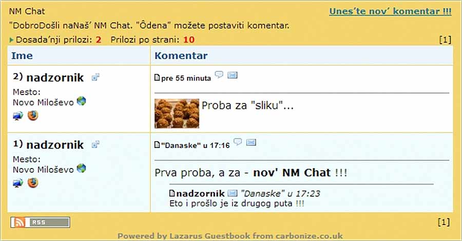 NM Chat ponovo radi !!!