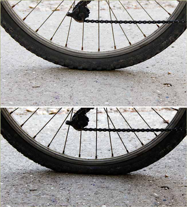 Natzornikova stražnja guma od bicikla...