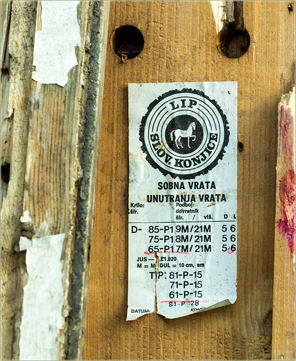 Stara vrata iz Slovenski Konjica...