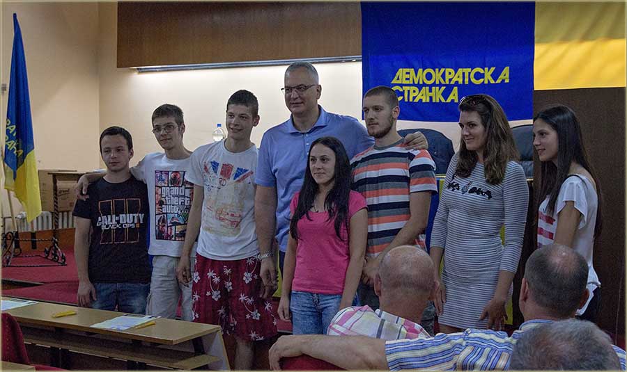 Dragan Šutanovac u Novim Bečeju...