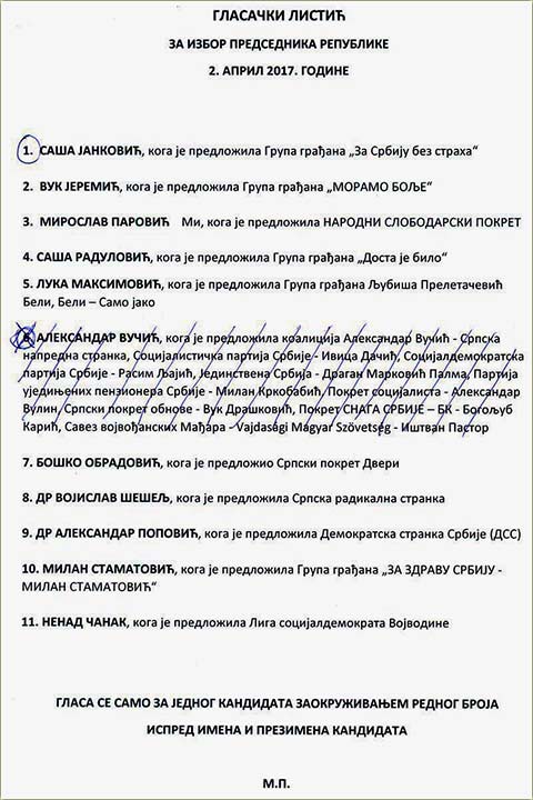 Sprečte krađu glasova, iduće nedelje !!!