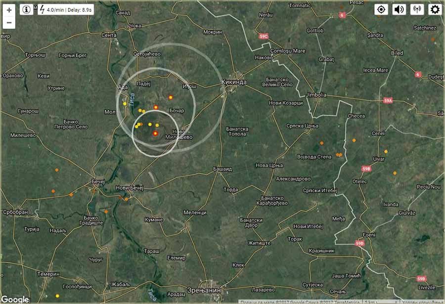 Grmvljavina u i oko Novog Miloševa...