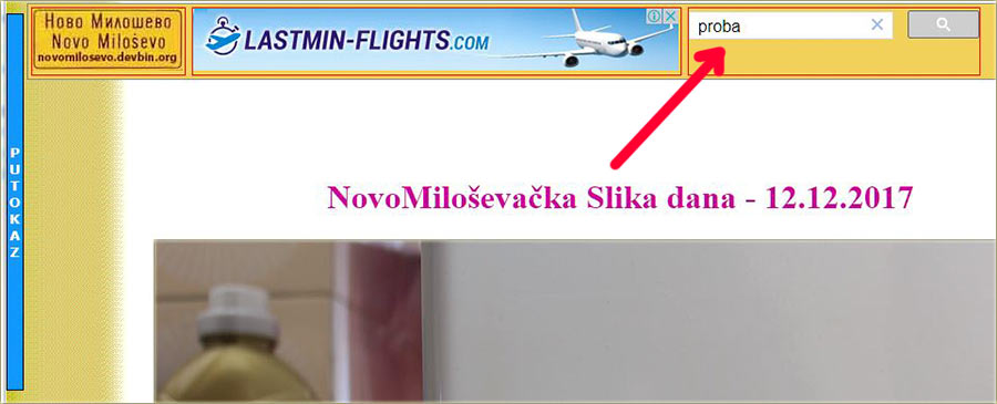 Koristite pritraživač, u gornji desni ćošak !!!