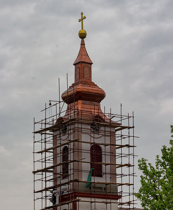 Evo skoro, pa završen crkven toronj !!!