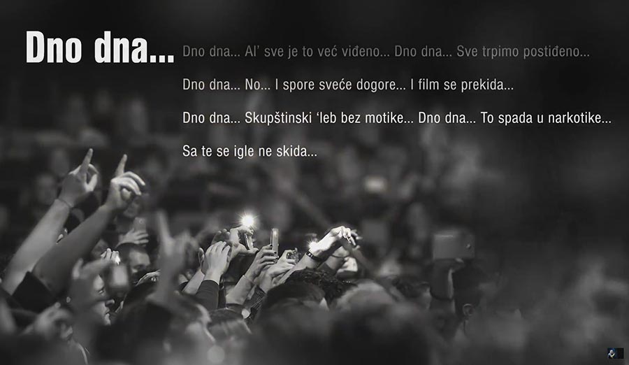 Dno dna - najZabranjenija pesma u državu na Srbiju