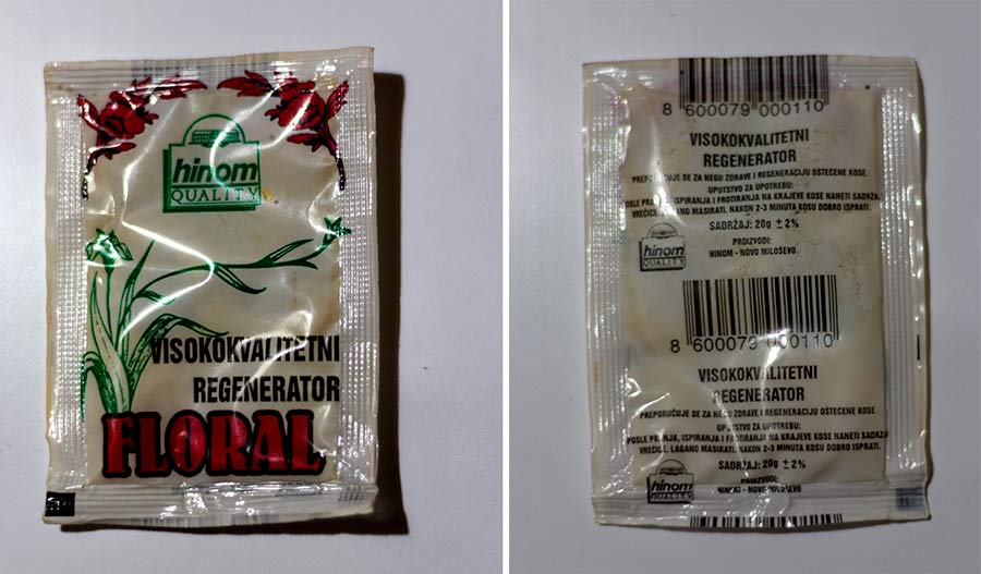 Hinom quality..., Floral regenerator za kosu !!!