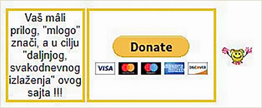 Vaš mali prilog, mlogo znači...