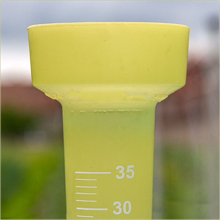 A gle kolko nam je palo kiše, za jedan dân !!!