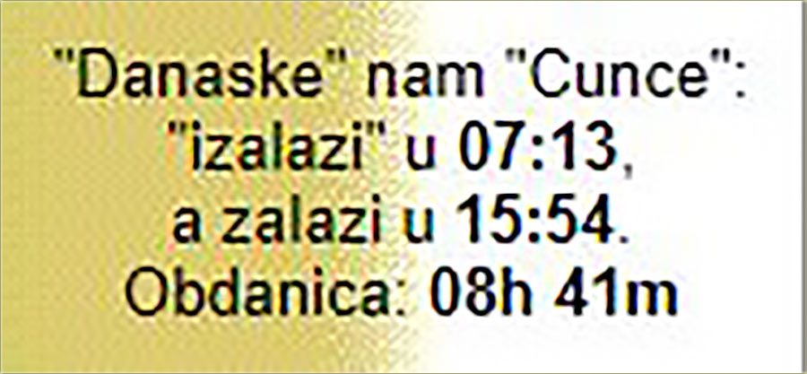 Čim počne, rano da se smrkava...