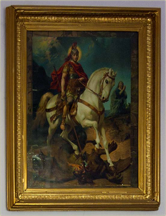 Sv. Đurađ ubiva aždahu !!!