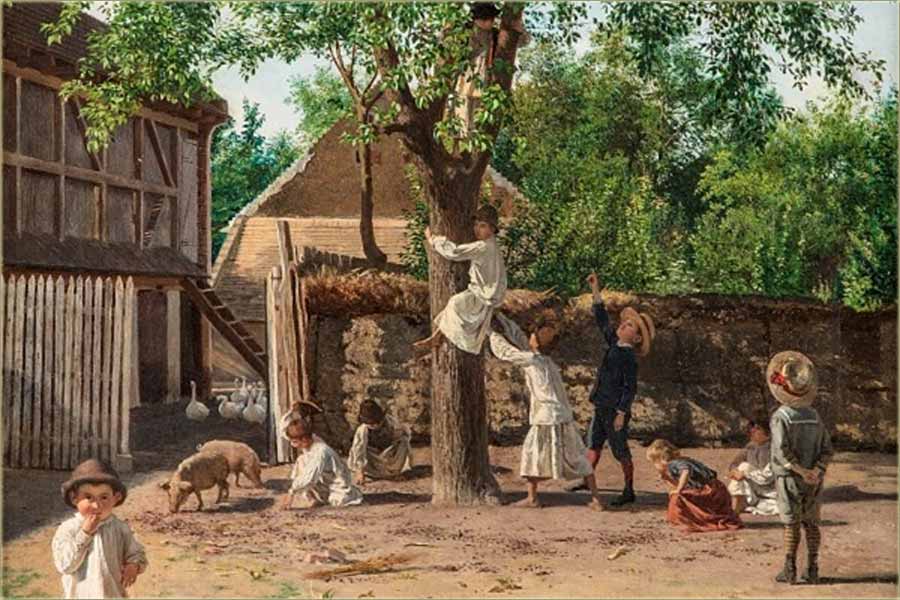 Uroš Predić - Deca pod dudom...