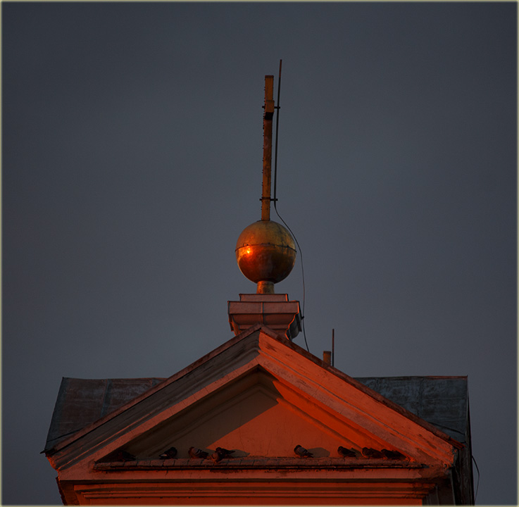 Zalazak Cunca..., jedino priko jabuke od tornja...