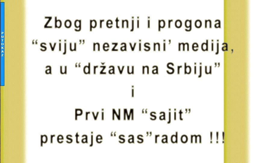I Prvi NM sajit, prestaje sas radom !!!