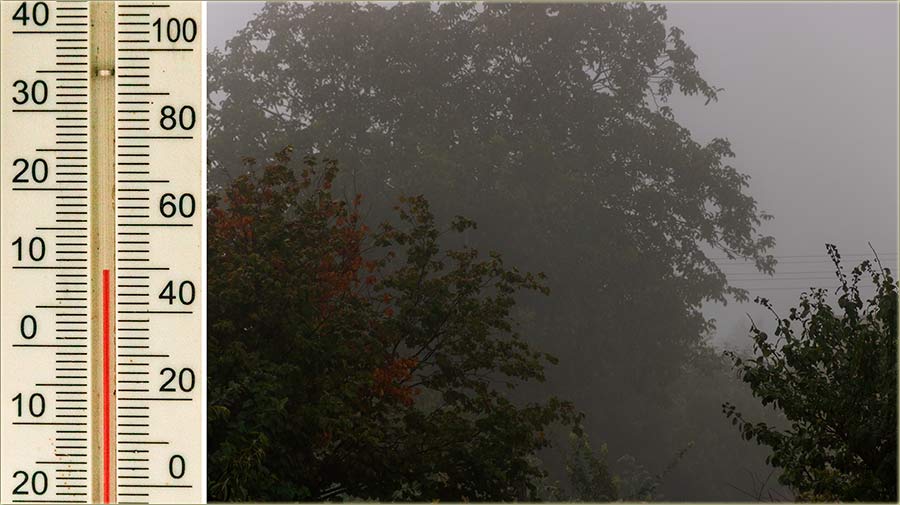 Magla..., ispod 10 °C...