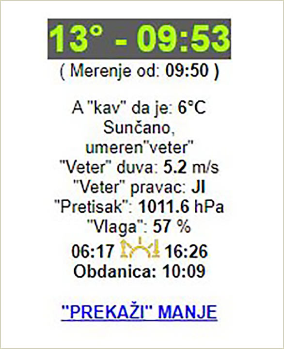 Nov - stari dodatak, a na naslovnu stranicu...