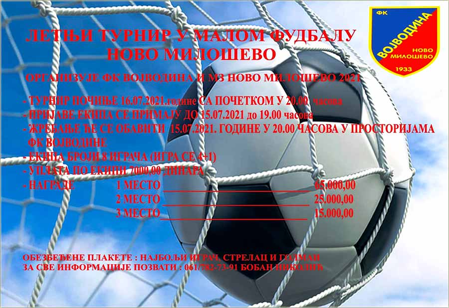 Novomiloevaki turnir u mli fuzbal !!!