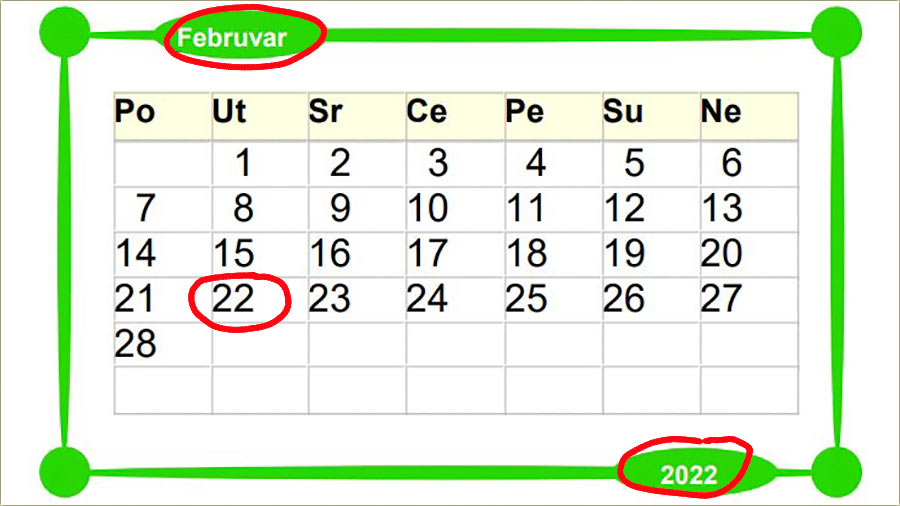 22.02.2022..., je dobar datum..., za venanje ?!?