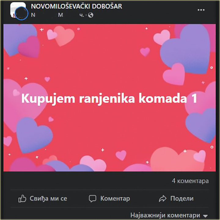 Kupujem..., rnjenika il ranjenka ?