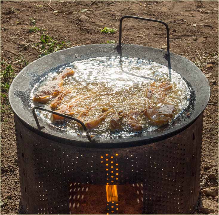 Za peenje..., a sve od otpadnog matrijala !!!