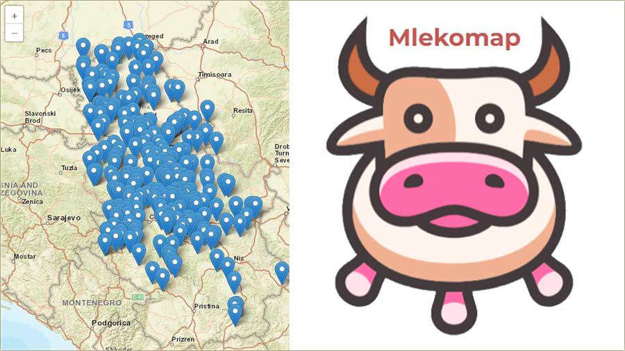 Mlekomap, prodaja mleka ″na flau″ !!!