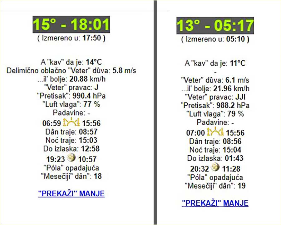 Tamparature, sPoetkom decembera meseca !?!