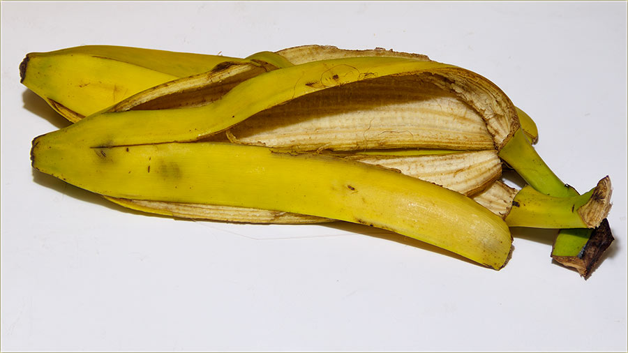 Dal ste nekad, sklizinili na koru od banane ?