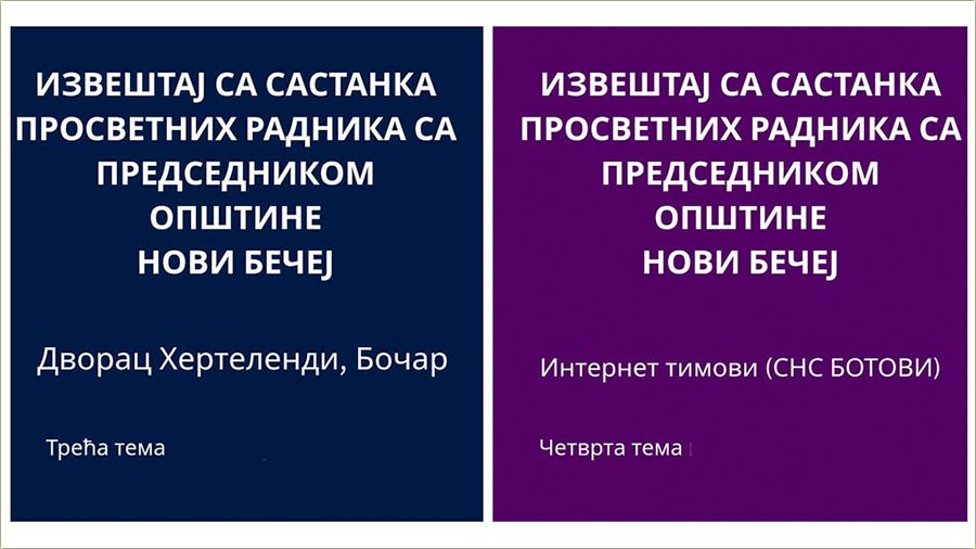 Divani prosvetara, sas precenikom naše obštine...