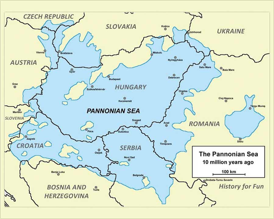 Panonsko more..., pre deset milijona godina !!!