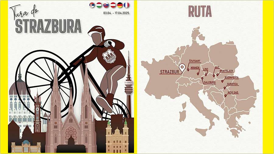Studentcka biciklistika, tura do Strazbura !!!