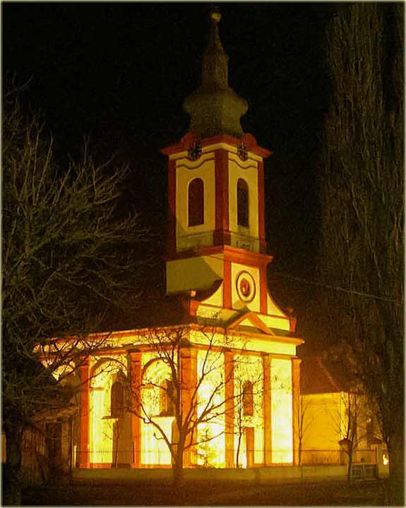 Beodranska Crkva noćom...