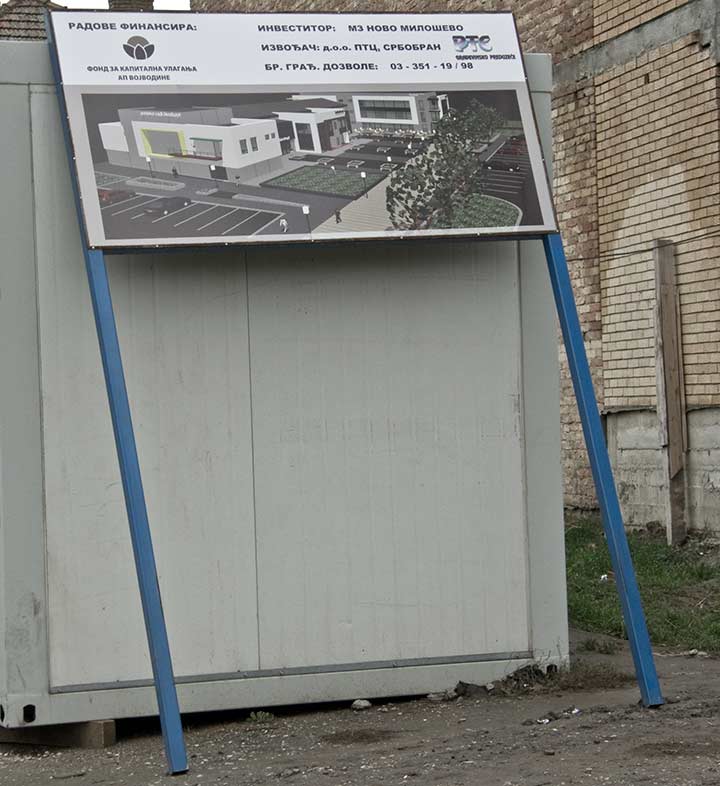 Stigla je tabla Doma kulture ...