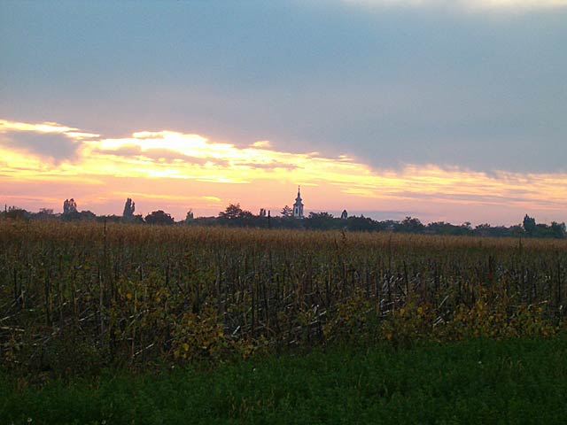 Zalazak nad beodranskom Crkvom...