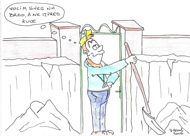 Rejakcije na sneg...