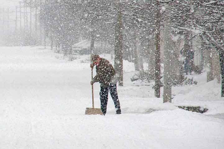 Snežni početak godine...